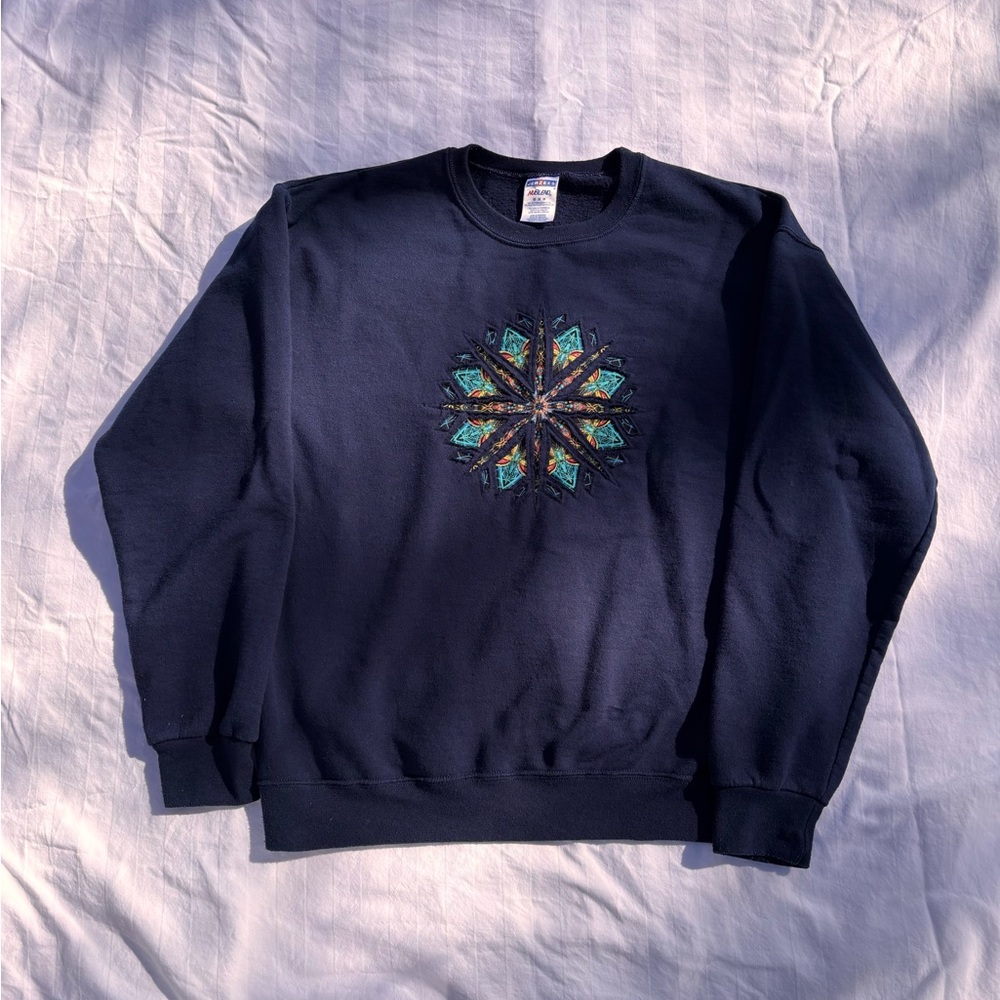 Jerzees Kaleidoscope Graphic Crewneck